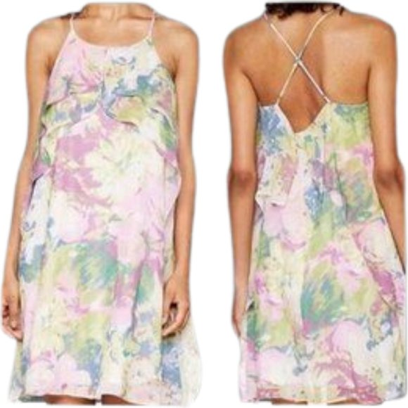 BCBGMaxAzria Dresses & Skirts - BCBG Max Azria Floral Dress NWT - Large
